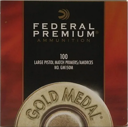 Buy Federal Premium Gold Medal Large Pistol Match Primers Online
