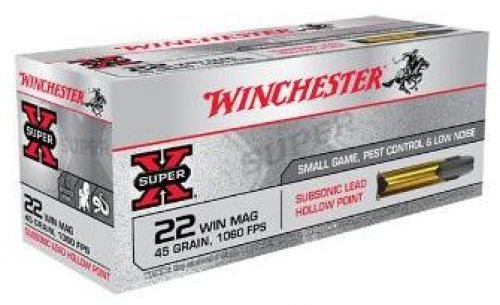 Buy Winchester X22MSUB 22 Winchester MAG 45GR JHP 50/60 Online