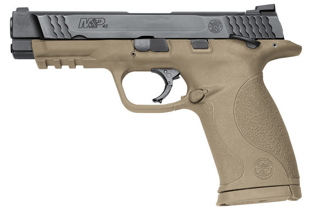 Smith & Wesson M&P45 45 ACP Dark Earth Centerfire Pistol with Thumb Safety