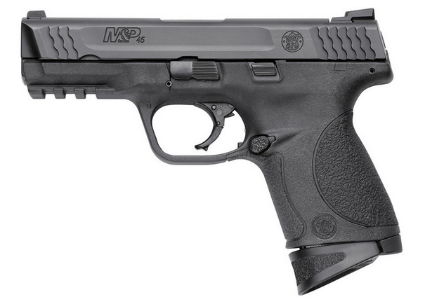 Smith & Wesson M&P45C 45 ACP Compact Size Centerfire Pistol with No Thumb Safety