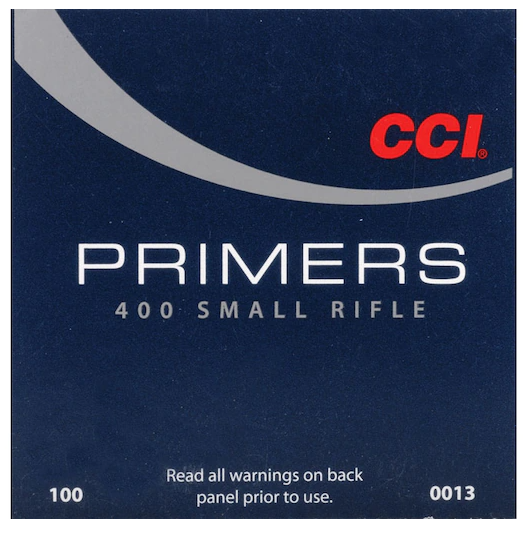 Buy CCI Small Rifle Primers #400 Box of 1000 (10 Trays of 100)