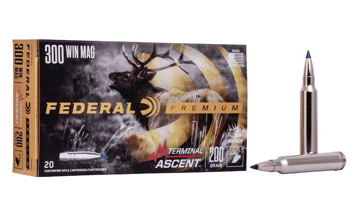 Buy Federal Premium Terminal Ascent Ammunition 300 Winchester Magnum 200 Grain Polymer Tip Bonded Boat Tail Box of 20