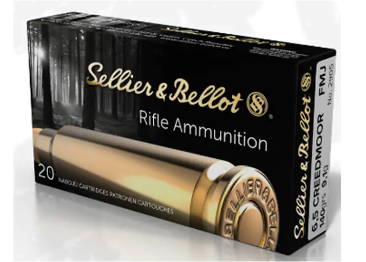 Buy Sellier & Bellot Ammunition 6.5 Creedmoor 140 Grain Full Metal Jacket Box of 20