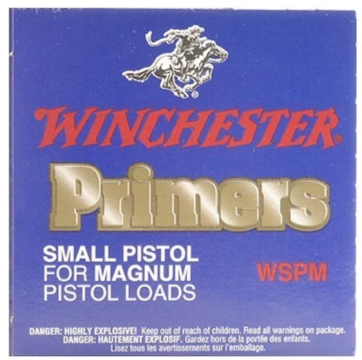 Buy Winchester Small Pistol Magnum Primers #1-1 2M Box of 1000 (10 Trays of 100)