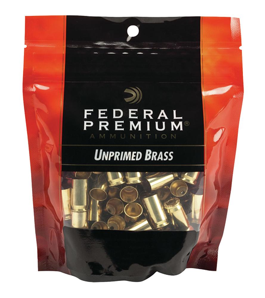 Buy Federal Gold Medal Handgun Brass 9mm - Unprimed Bagged Brass Online