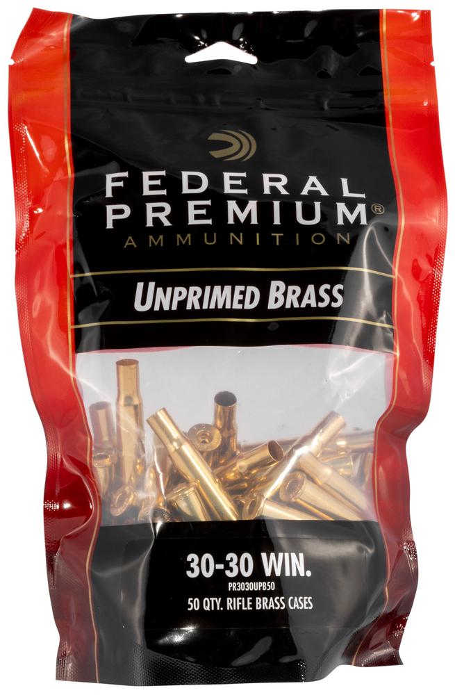 Buy Federal Gold Medal Rifle Brass 3030 Win - Unprimed Bagged Brass Online