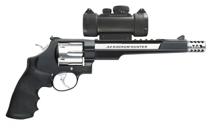 Buy Smith & Wesson Performance Center Model 629 Magnum Hunter Revolver 44 Remington Magnum 7.5 Barrel 6-Round Stainless Black